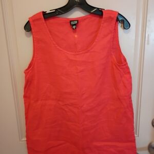Eileen FisherWomen's Coral 100%Irish Linen Tank Top Size M